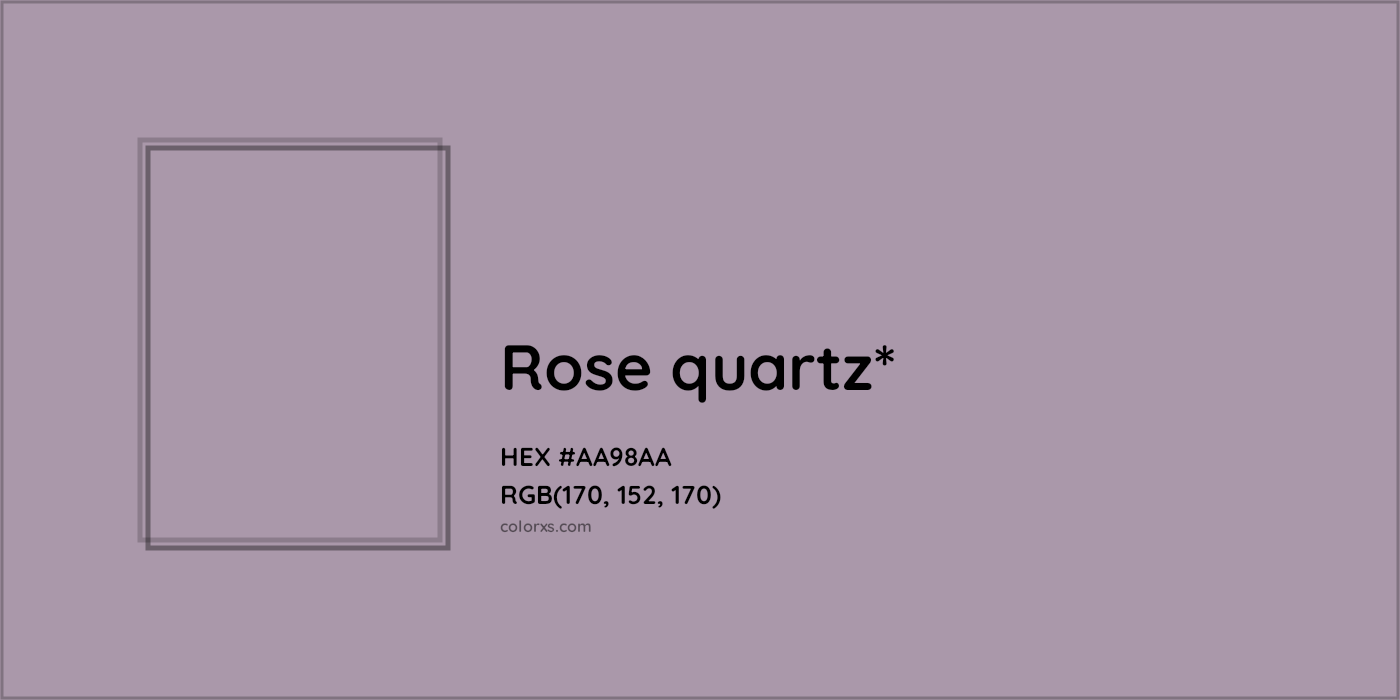 HEX #AA98AA Color Name, Color Code, Palettes, Similar Paints, Images