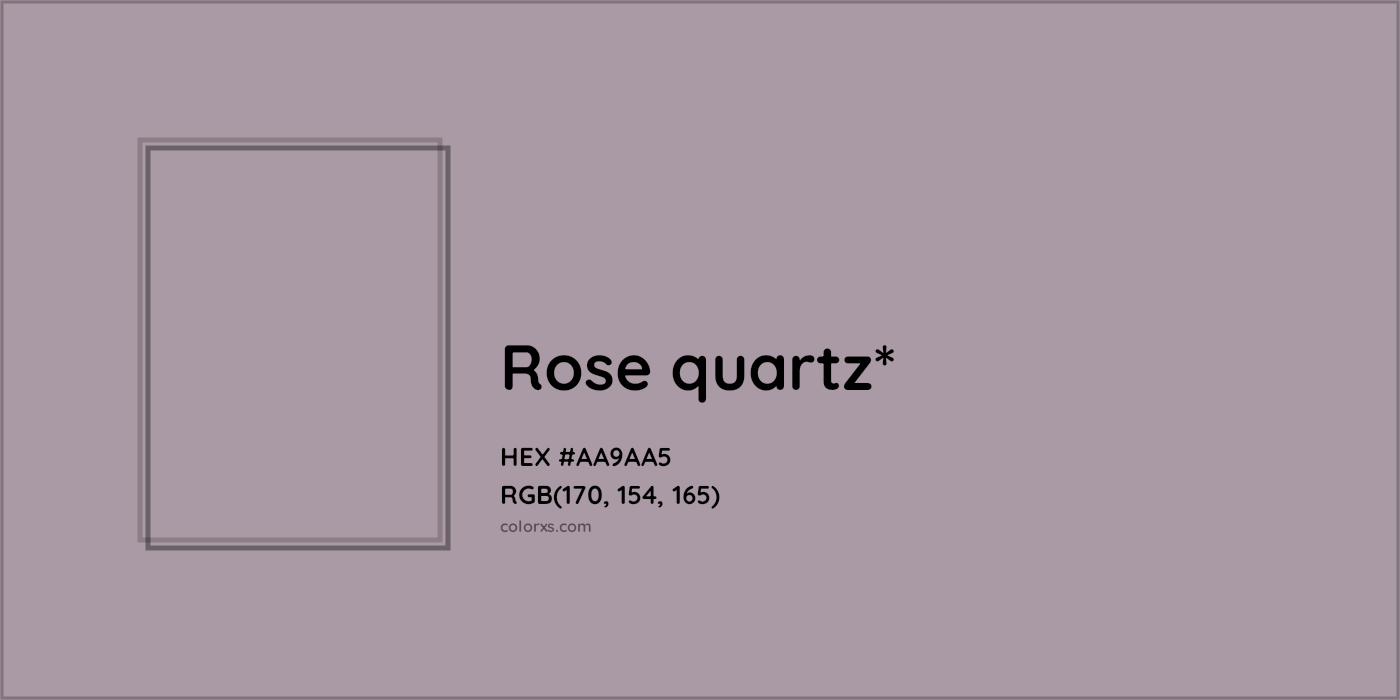 HEX #AA9AA5 Color Name, Color Code, Palettes, Similar Paints, Images
