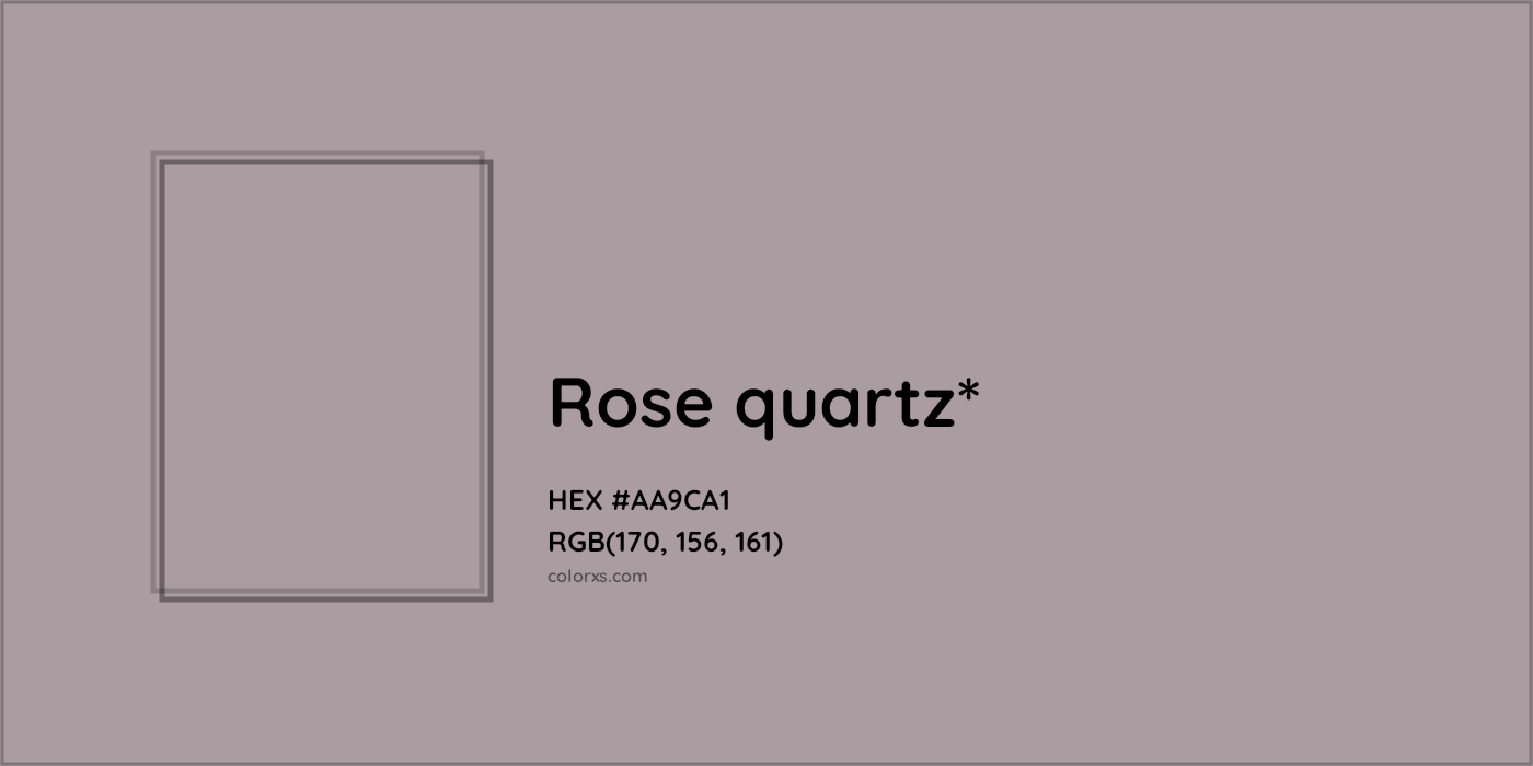 HEX #AA9CA1 Color Name, Color Code, Palettes, Similar Paints, Images