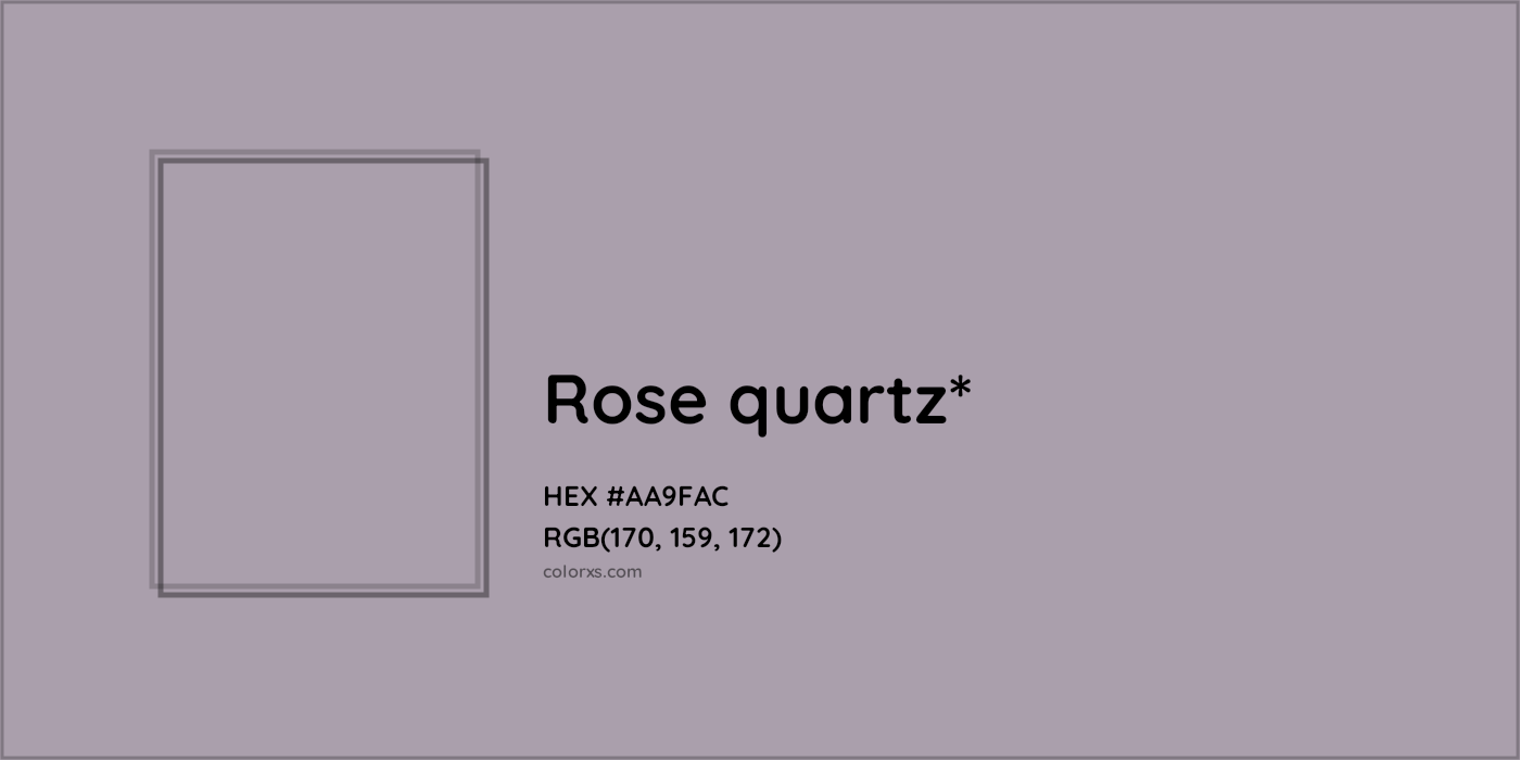 HEX #AA9FAC Color Name, Color Code, Palettes, Similar Paints, Images