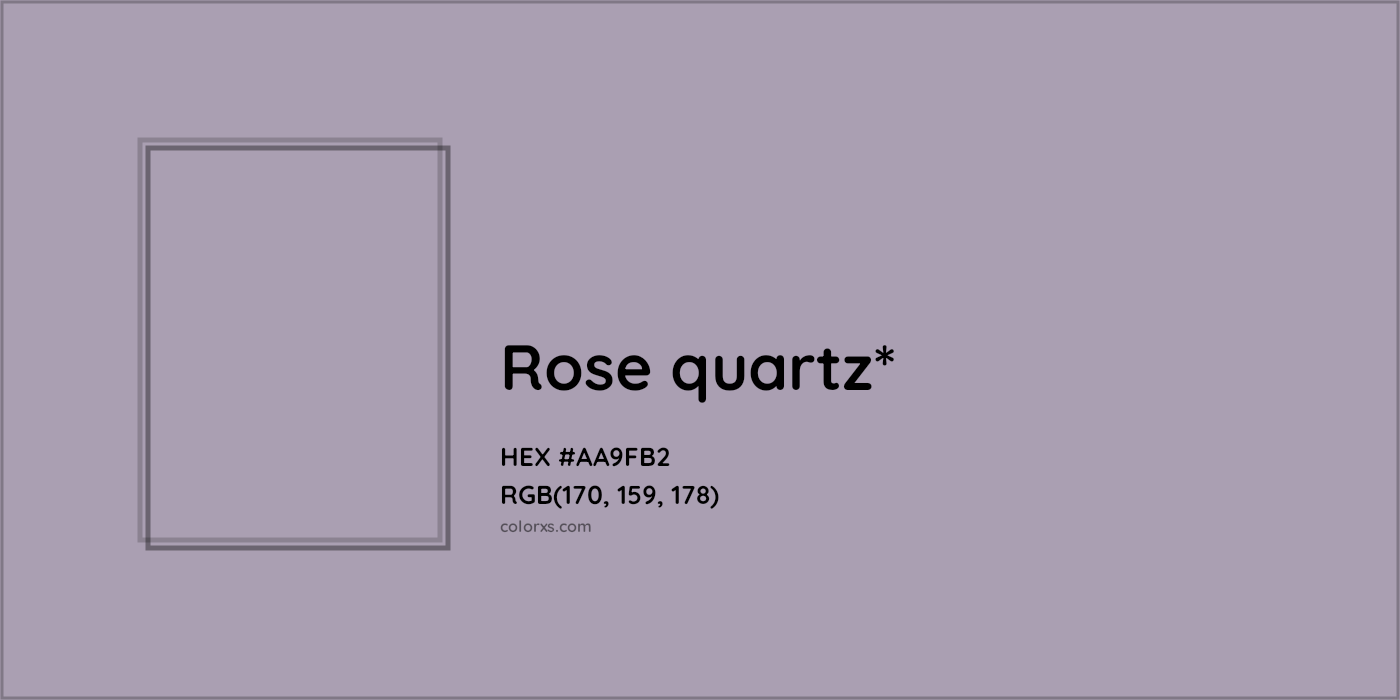 HEX #AA9FB2 Color Name, Color Code, Palettes, Similar Paints, Images