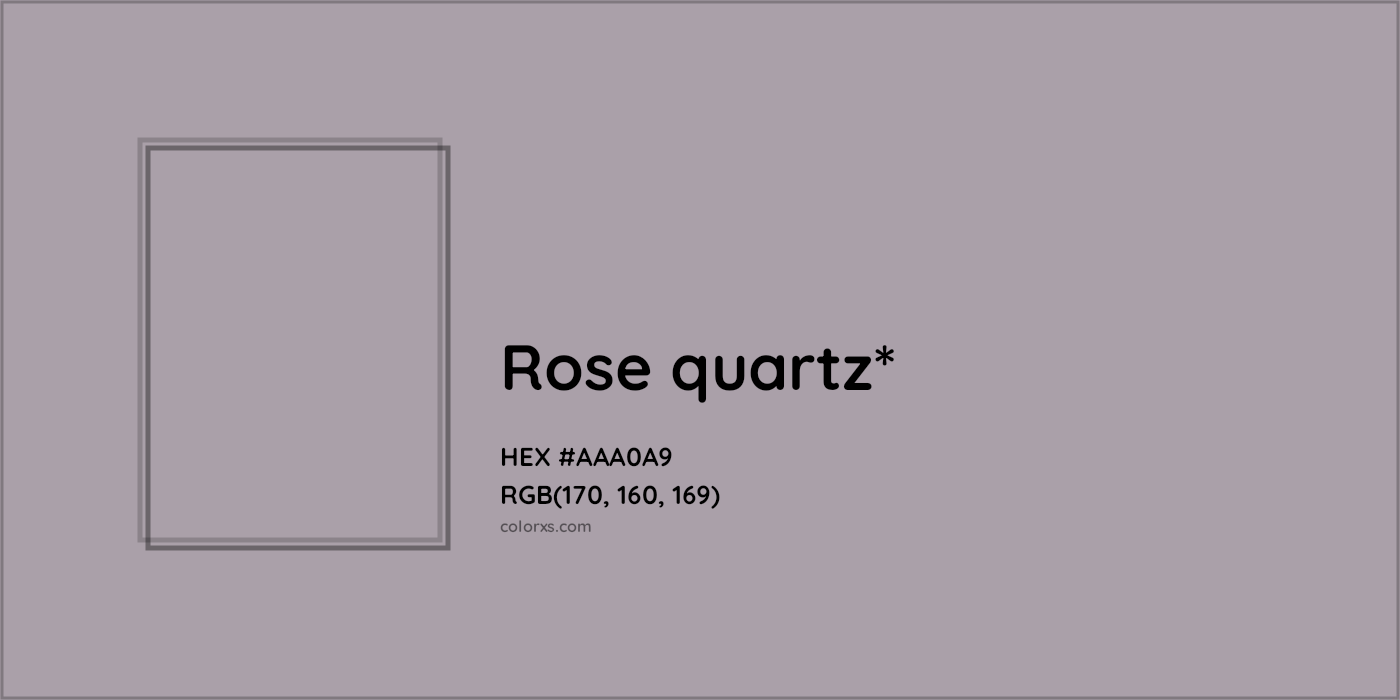HEX #AAA0A9 Color Name, Color Code, Palettes, Similar Paints, Images