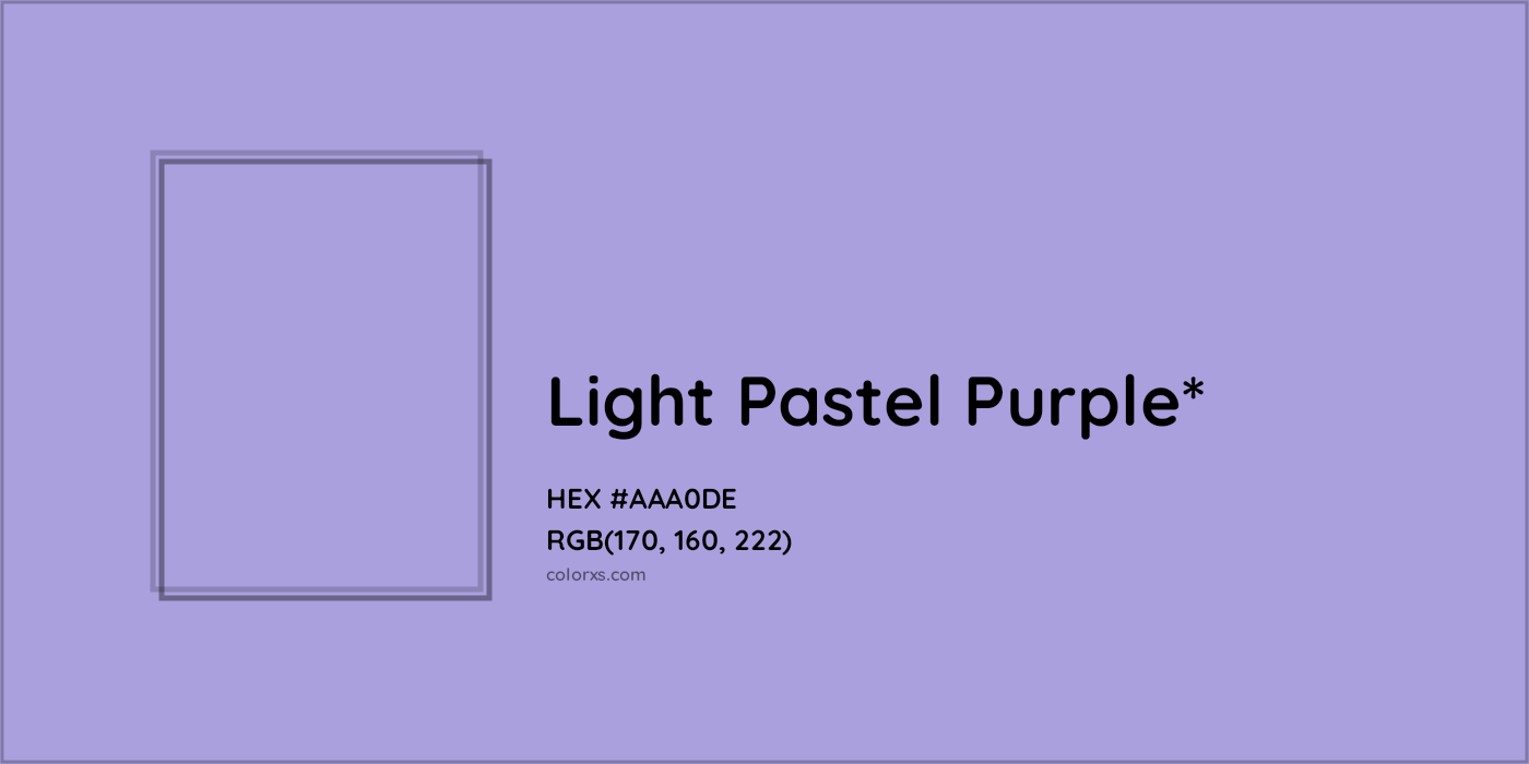 HEX #AAA0DE Color Name, Color Code, Palettes, Similar Paints, Images