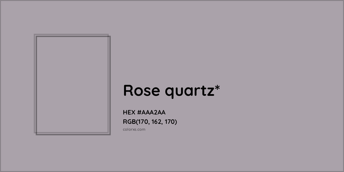 HEX #AAA2AA Color Name, Color Code, Palettes, Similar Paints, Images