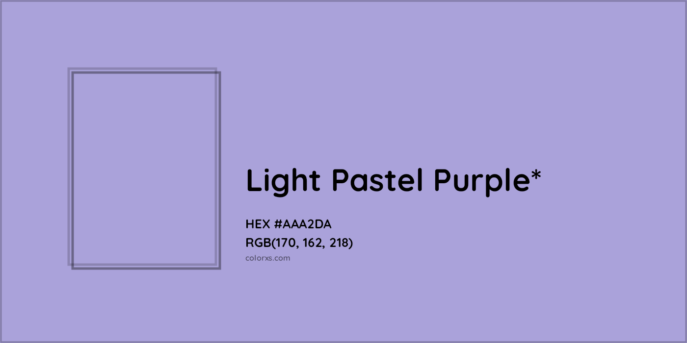 HEX #AAA2DA Color Name, Color Code, Palettes, Similar Paints, Images