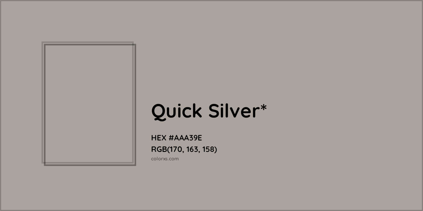 HEX #AAA39E Color Name, Color Code, Palettes, Similar Paints, Images