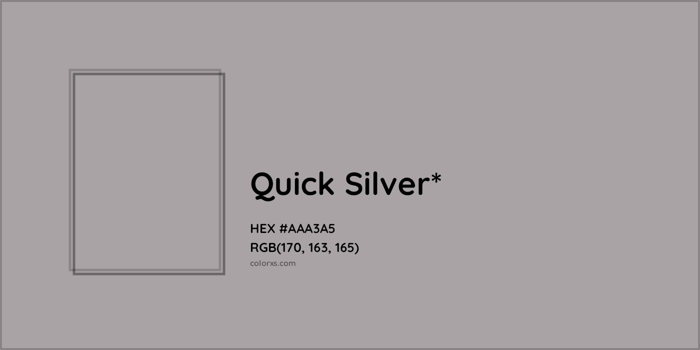 HEX #AAA3A5 Color Name, Color Code, Palettes, Similar Paints, Images