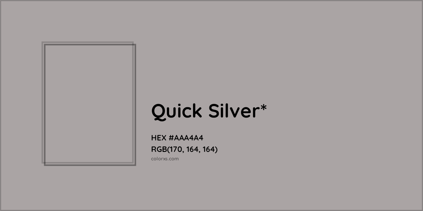 HEX #AAA4A4 Color Name, Color Code, Palettes, Similar Paints, Images