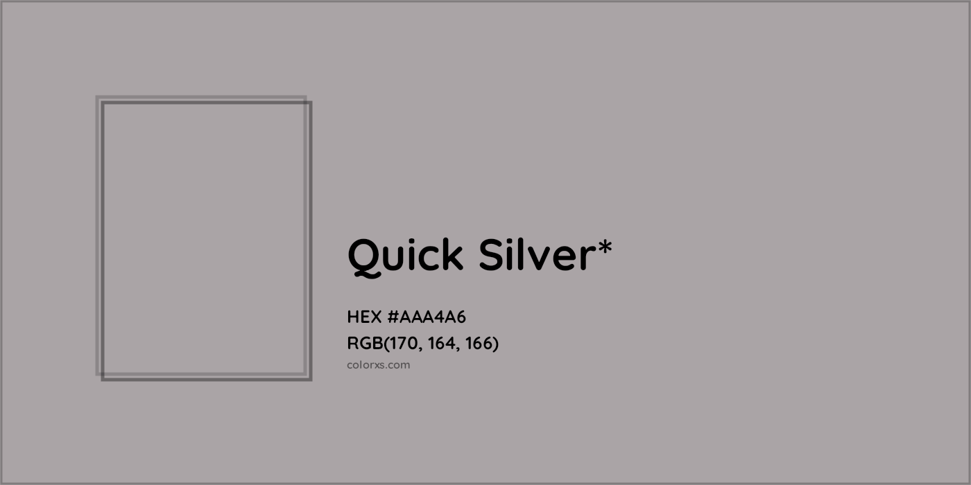 HEX #AAA4A6 Color Name, Color Code, Palettes, Similar Paints, Images
