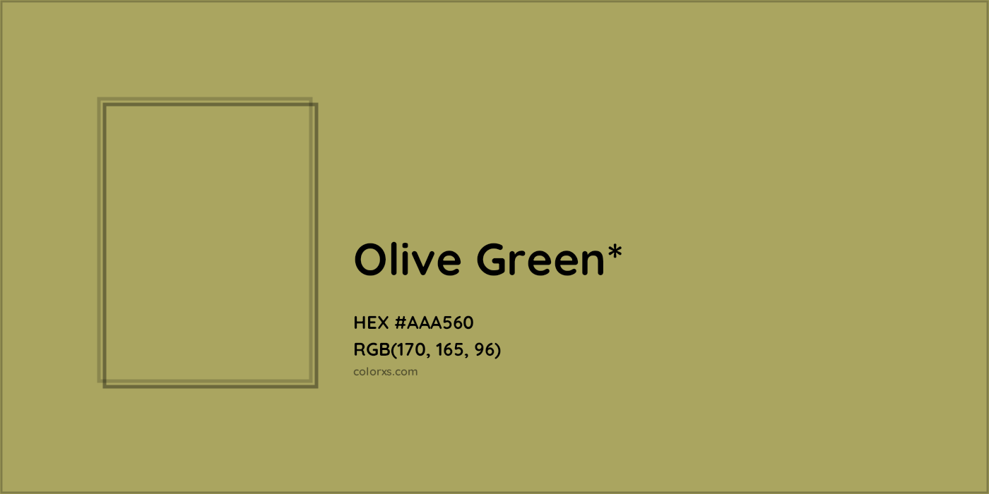 HEX #AAA560 Color Name, Color Code, Palettes, Similar Paints, Images