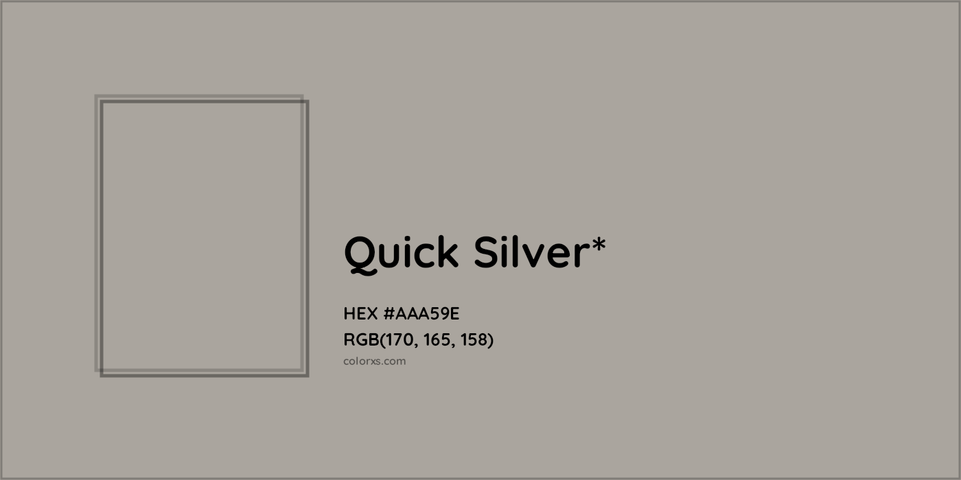 HEX #AAA59E Color Name, Color Code, Palettes, Similar Paints, Images