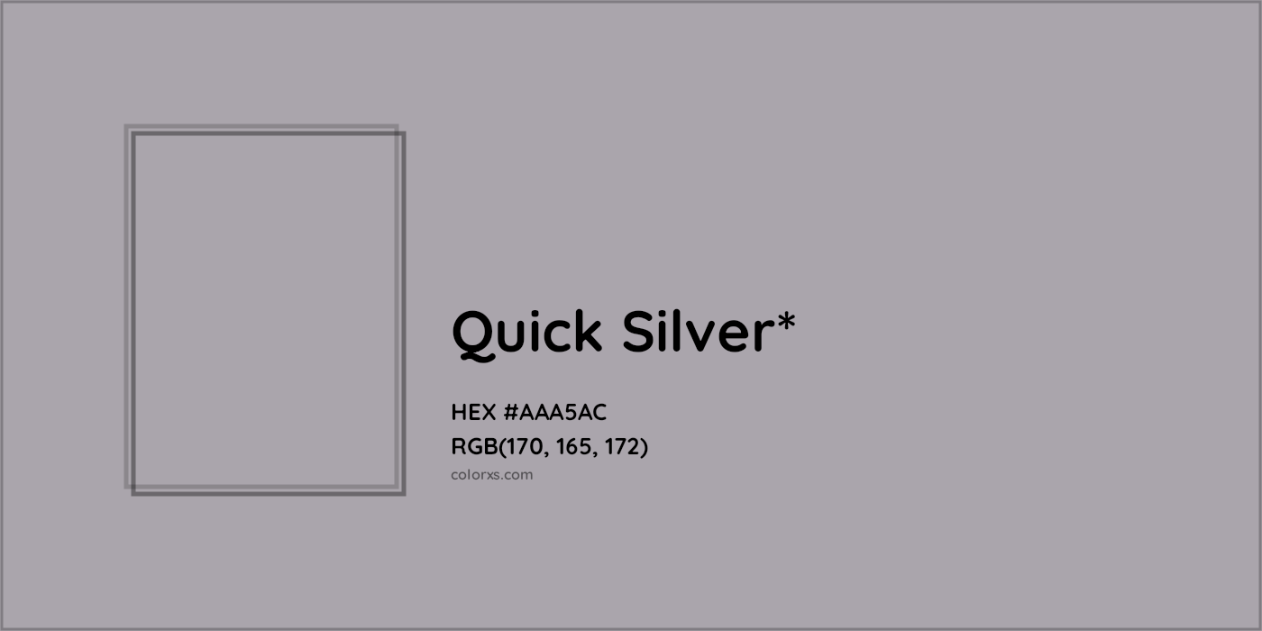 HEX #AAA5AC Color Name, Color Code, Palettes, Similar Paints, Images