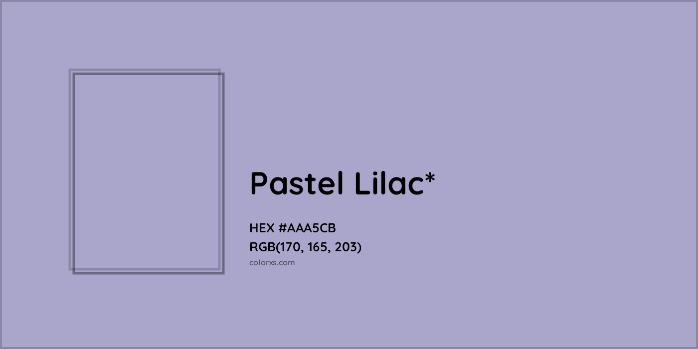 HEX #AAA5CB Color Name, Color Code, Palettes, Similar Paints, Images