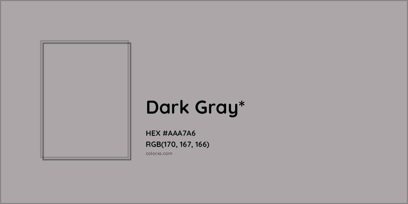 HEX #AAA7A6 Color Name, Color Code, Palettes, Similar Paints, Images