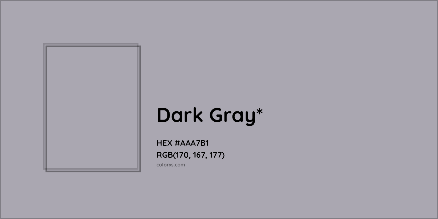 HEX #AAA7B1 Color Name, Color Code, Palettes, Similar Paints, Images