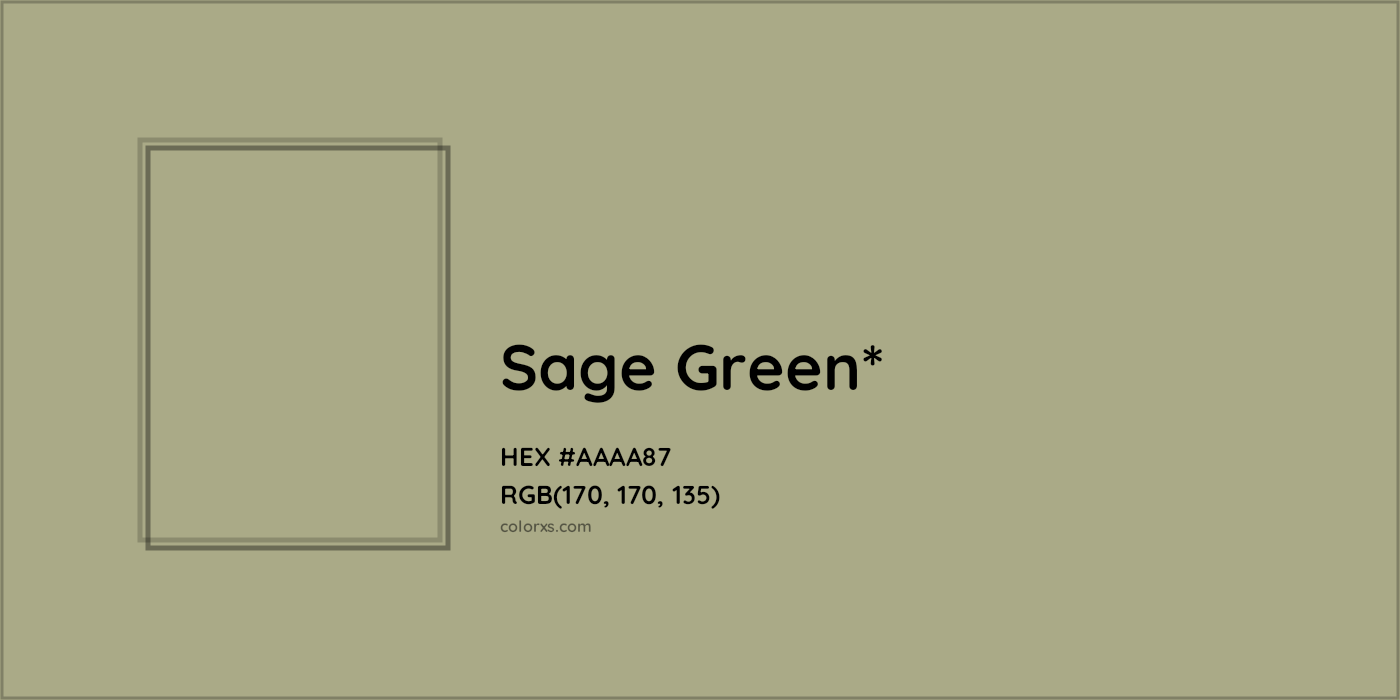 HEX #AAAA87 Color Name, Color Code, Palettes, Similar Paints, Images