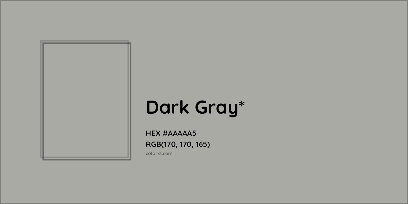 HEX #AAAAA5 Color Name, Color Code, Palettes, Similar Paints, Images