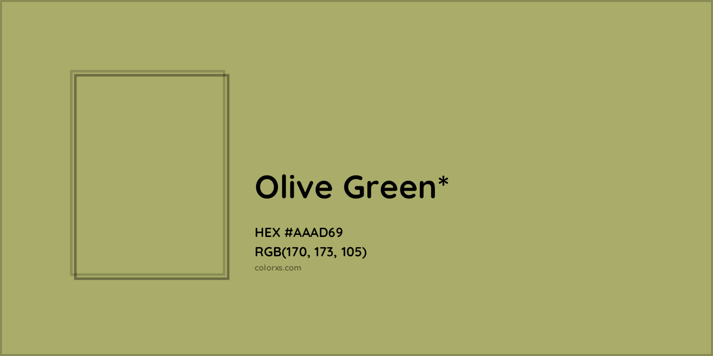 HEX #AAAD69 Color Name, Color Code, Palettes, Similar Paints, Images