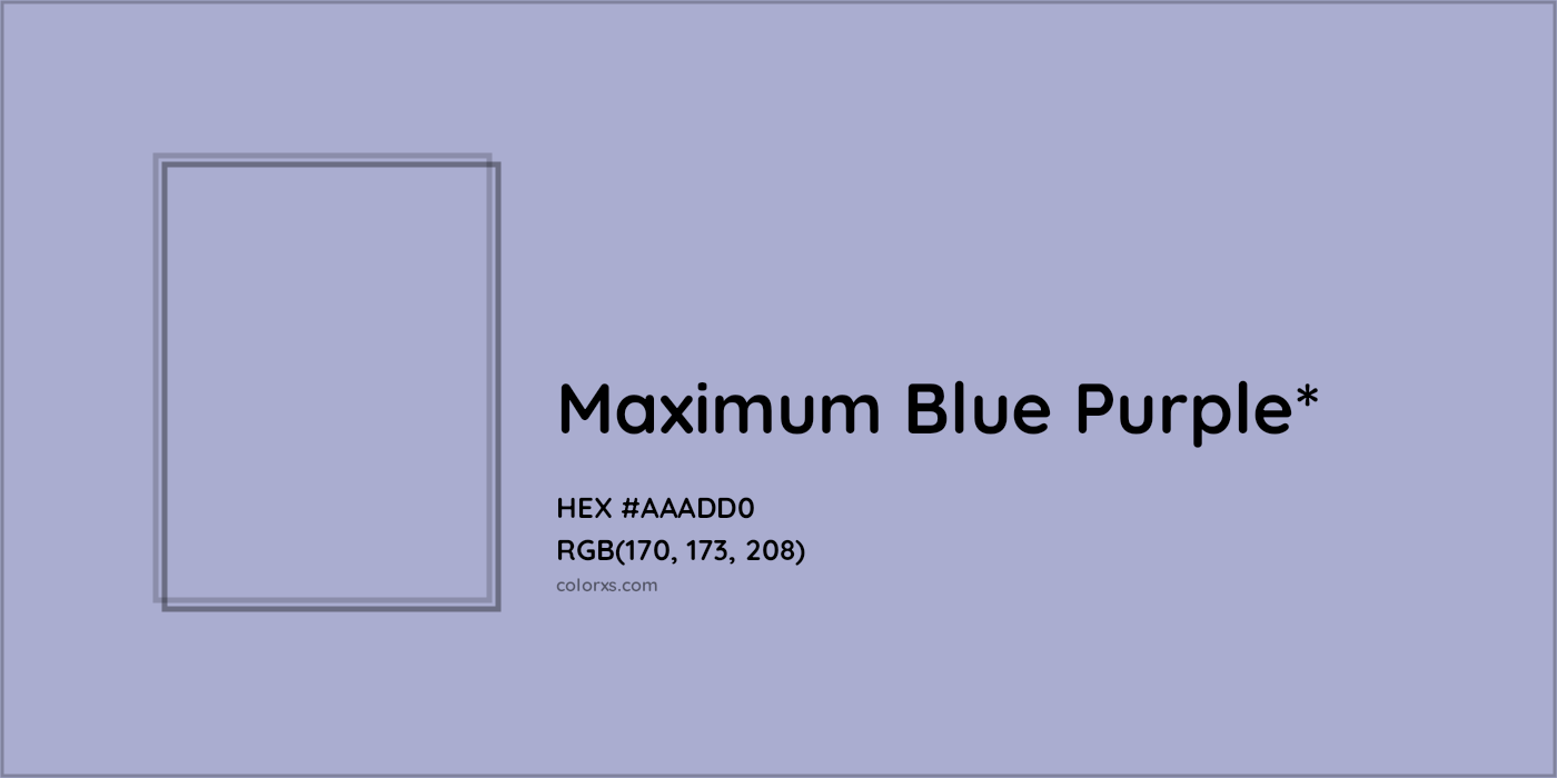 HEX #AAADD0 Color Name, Color Code, Palettes, Similar Paints, Images