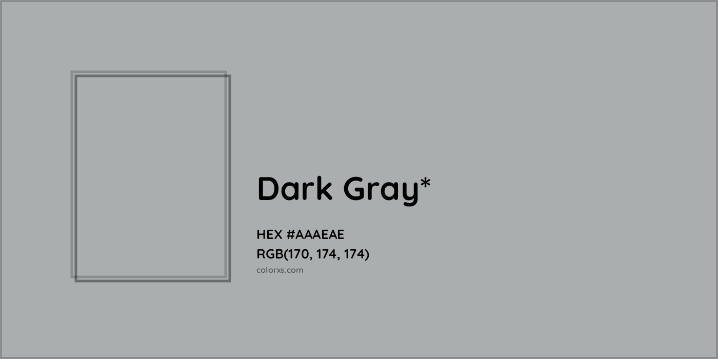 HEX #AAAEAE Color Name, Color Code, Palettes, Similar Paints, Images
