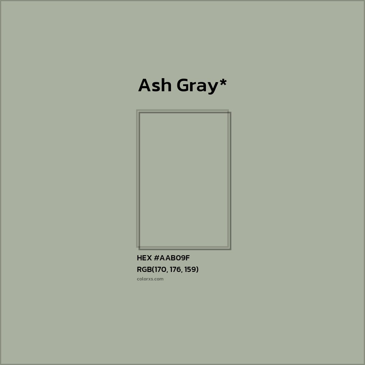 HEX #AAB09F Color Name, Color Code, Palettes, Similar Paints, Images