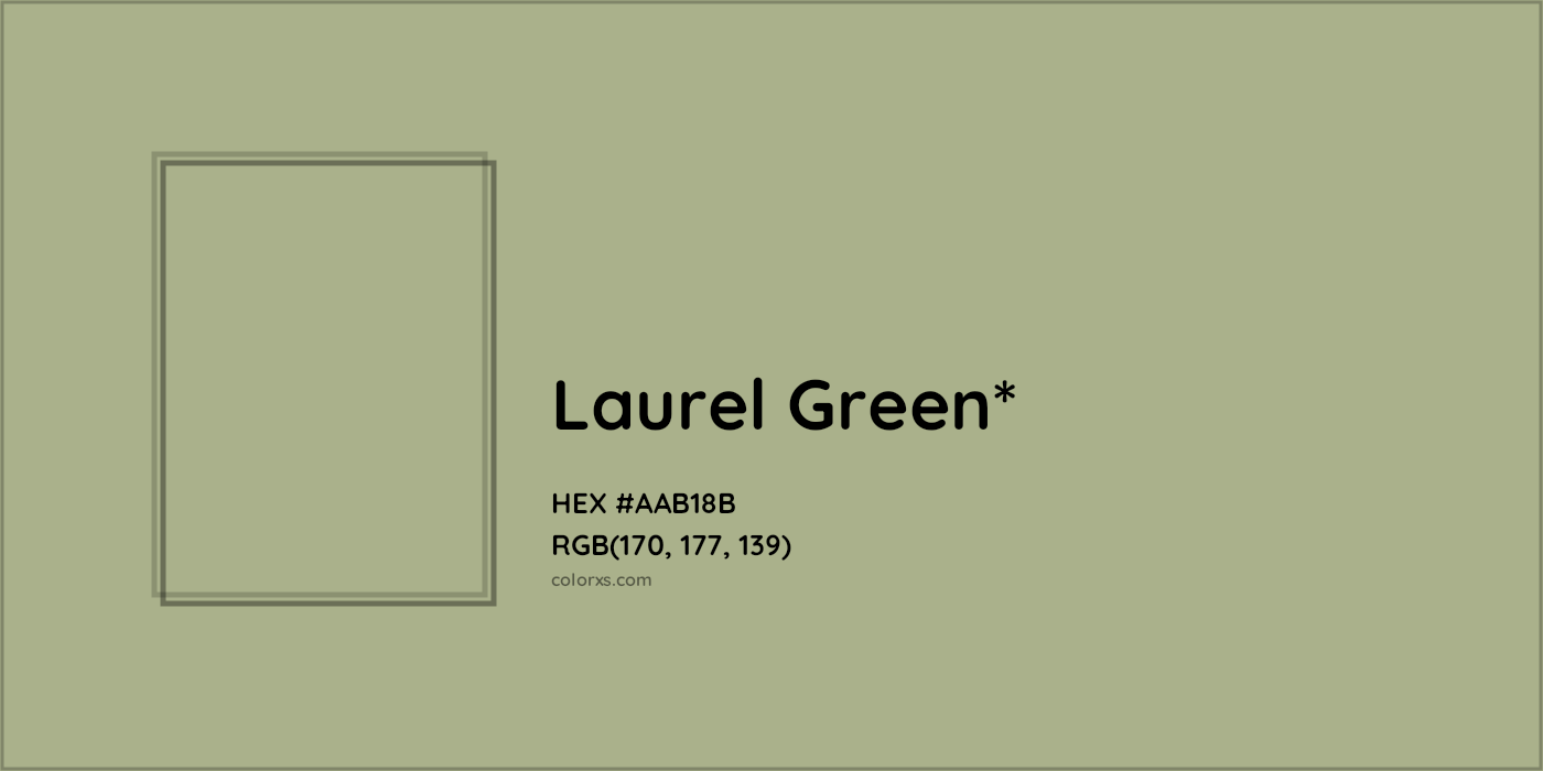 HEX #AAB18B Color Name, Color Code, Palettes, Similar Paints, Images
