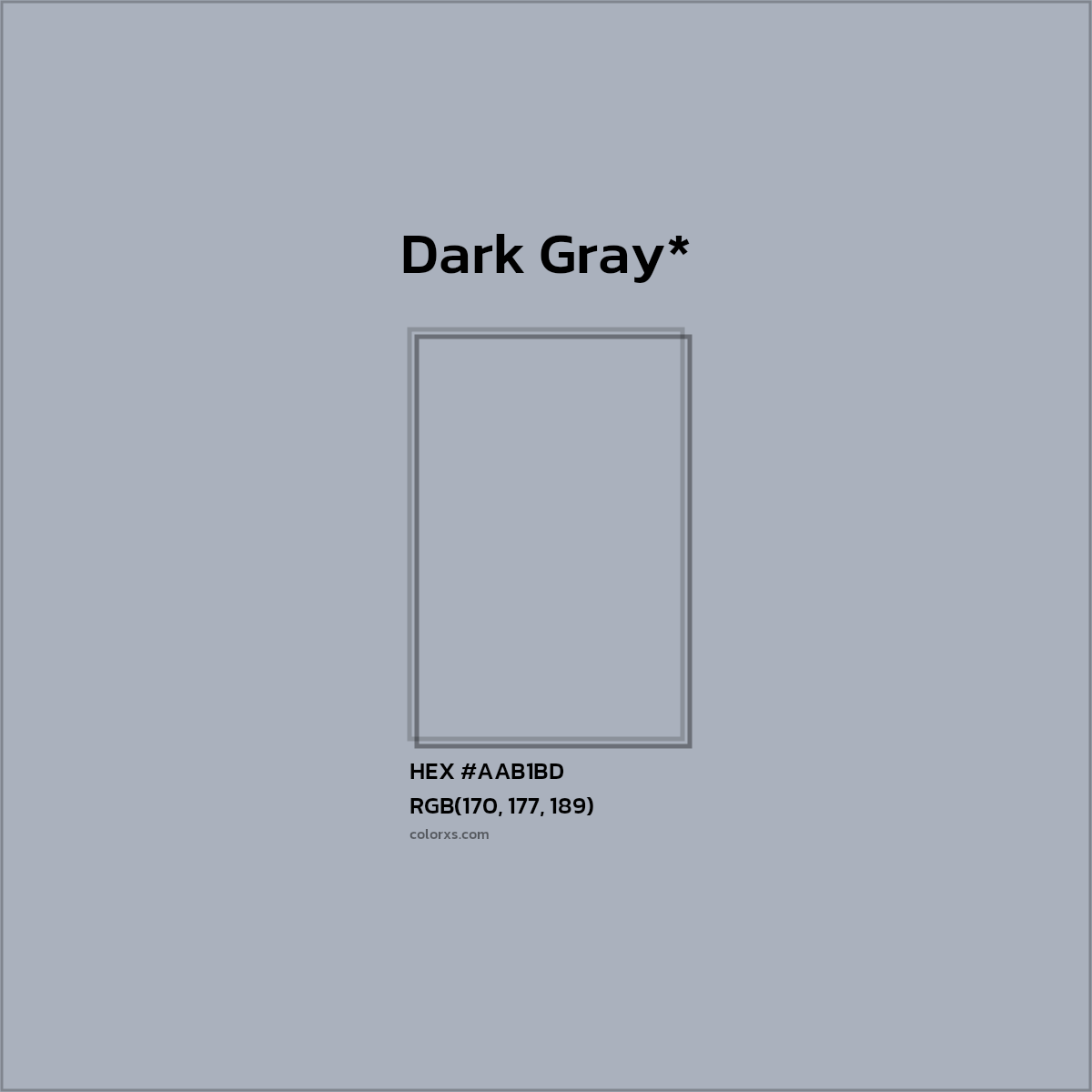 HEX #AAB1BD Color Name, Color Code, Palettes, Similar Paints, Images