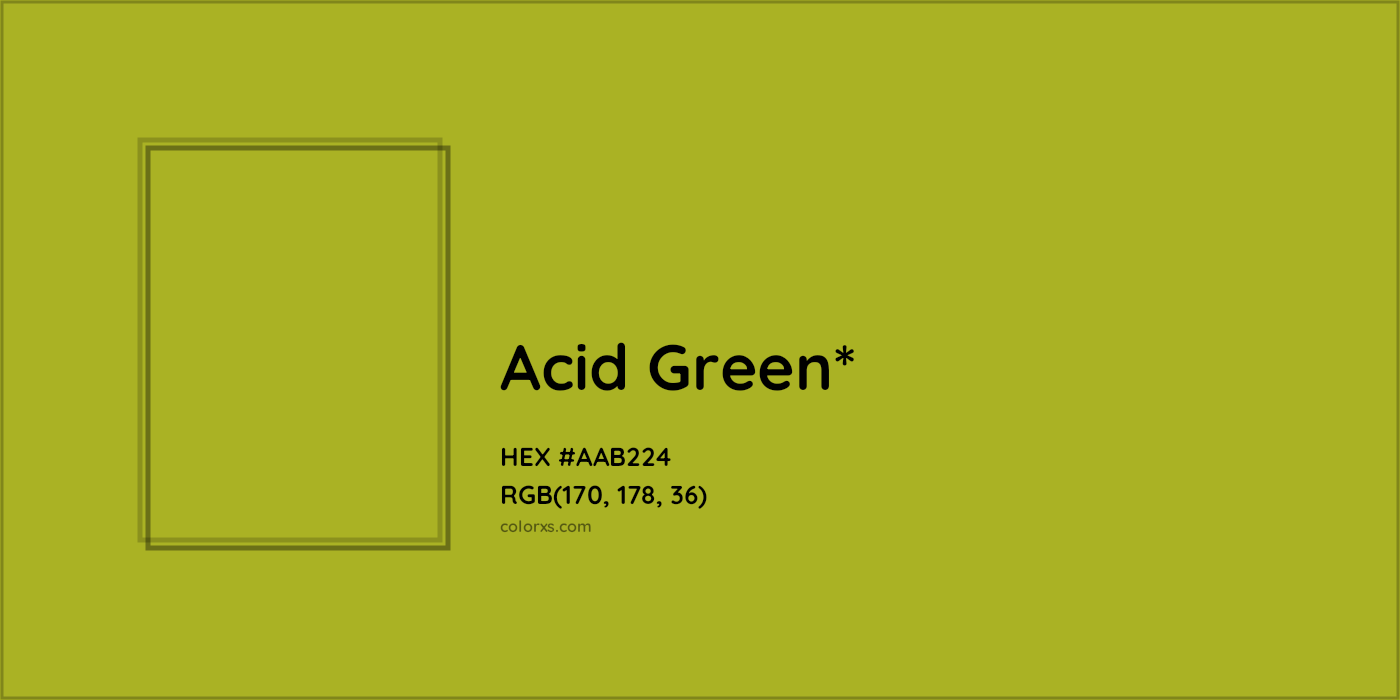 HEX #AAB224 Color Name, Color Code, Palettes, Similar Paints, Images