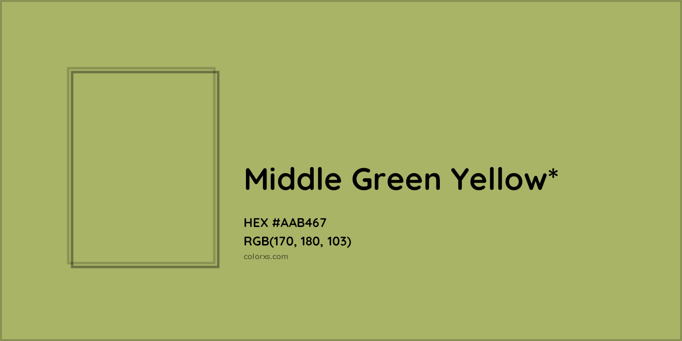 HEX #AAB467 Color Name, Color Code, Palettes, Similar Paints, Images