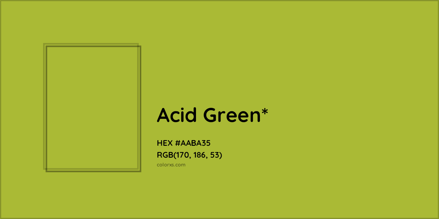 HEX #AABA35 Color Name, Color Code, Palettes, Similar Paints, Images