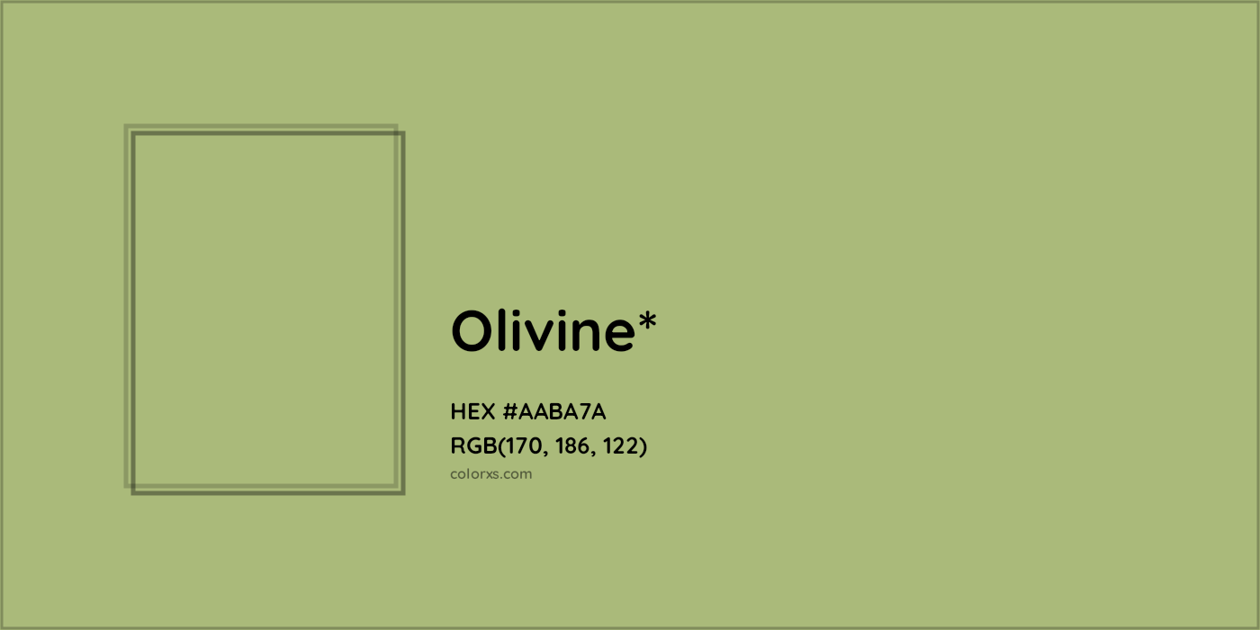 HEX #AABA7A Color Name, Color Code, Palettes, Similar Paints, Images