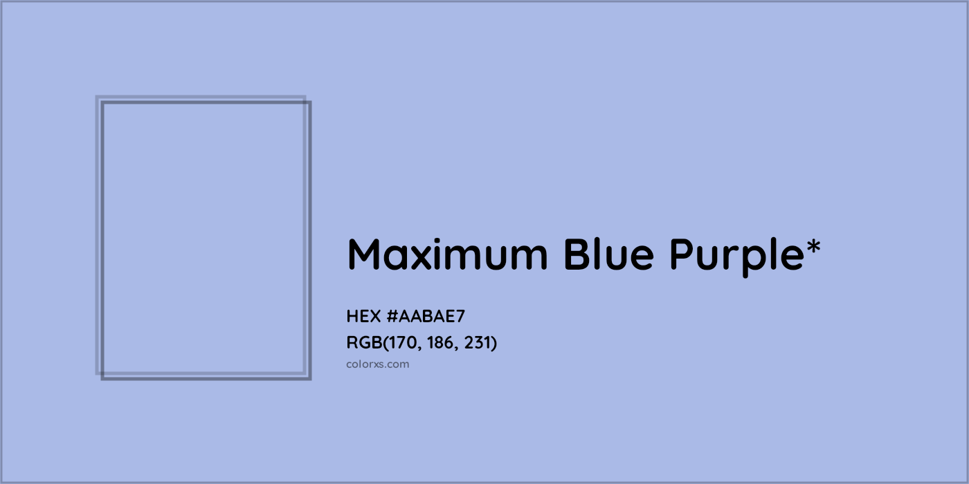 HEX #AABAE7 Color Name, Color Code, Palettes, Similar Paints, Images