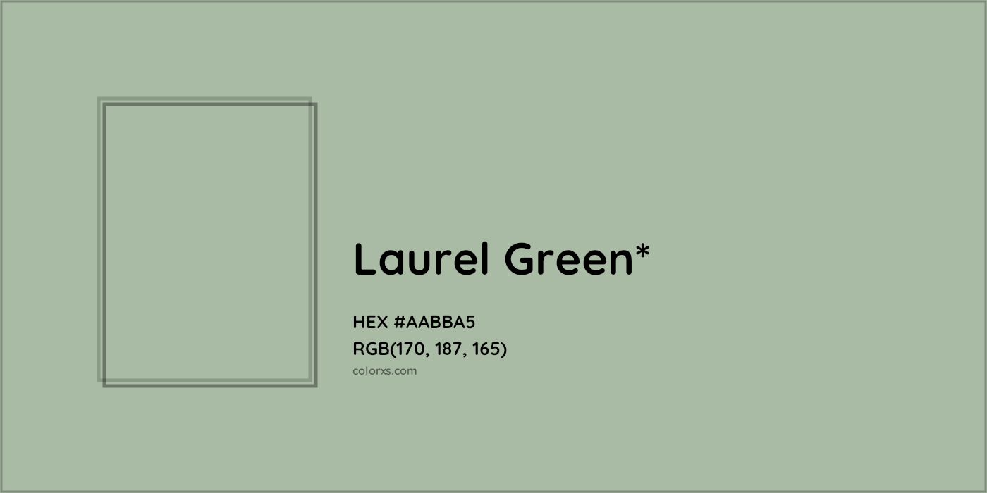 HEX #AABBA5 Color Name, Color Code, Palettes, Similar Paints, Images
