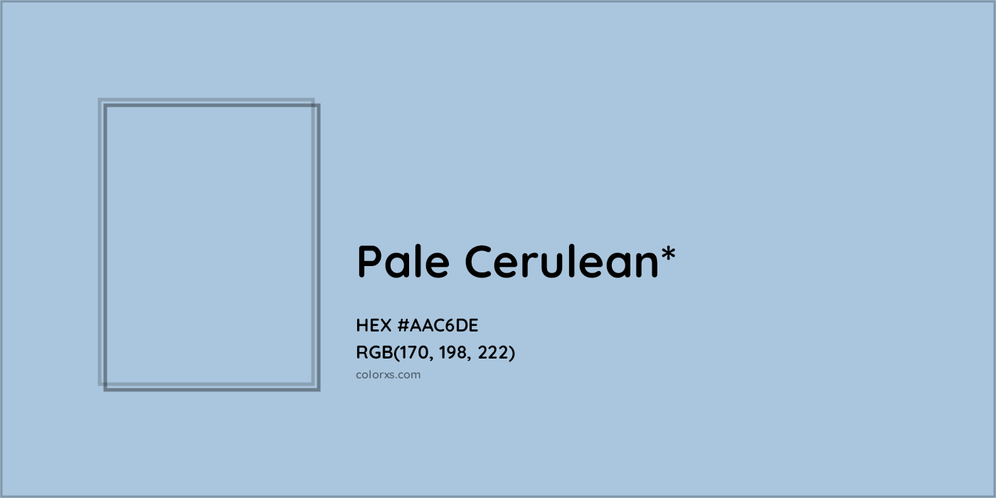 HEX #AAC6DE Color Name, Color Code, Palettes, Similar Paints, Images