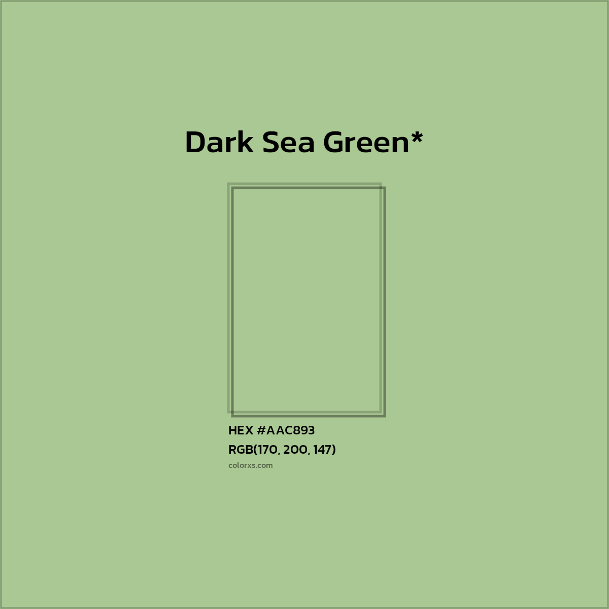 HEX #AAC893 Color Name, Color Code, Palettes, Similar Paints, Images