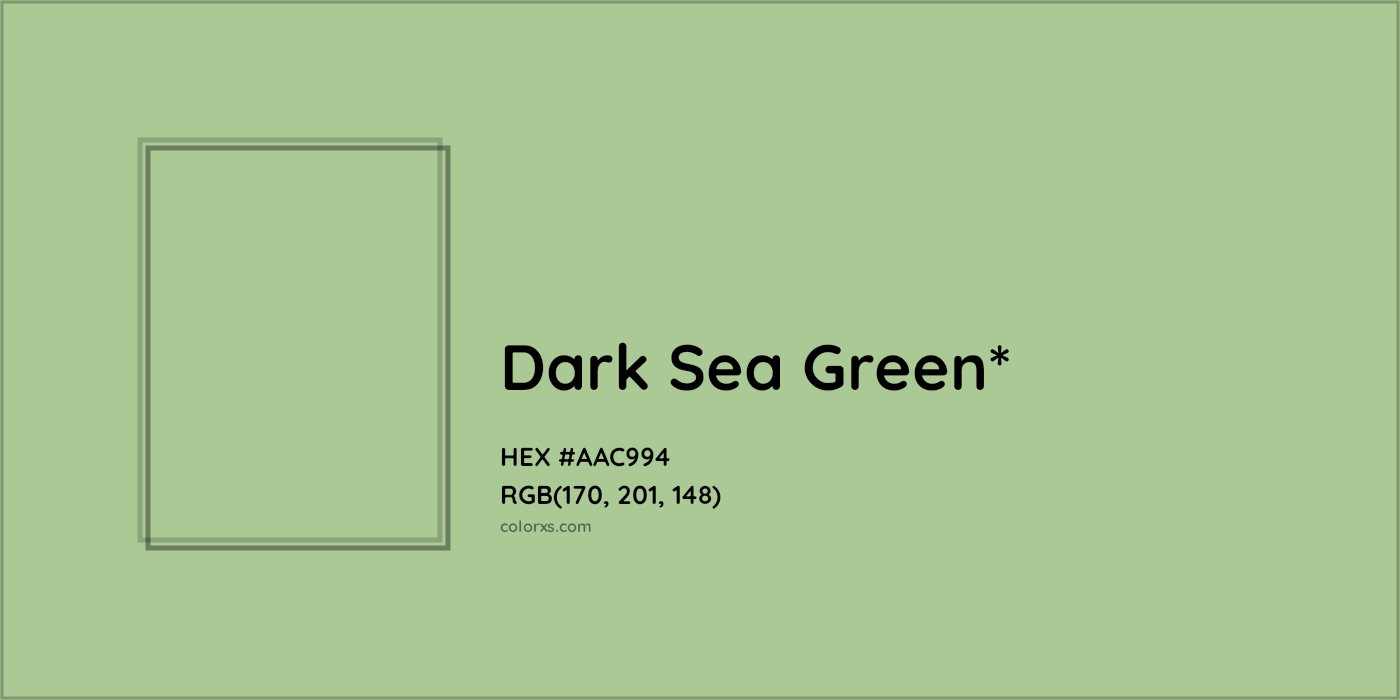 HEX #AAC994 Color Name, Color Code, Palettes, Similar Paints, Images