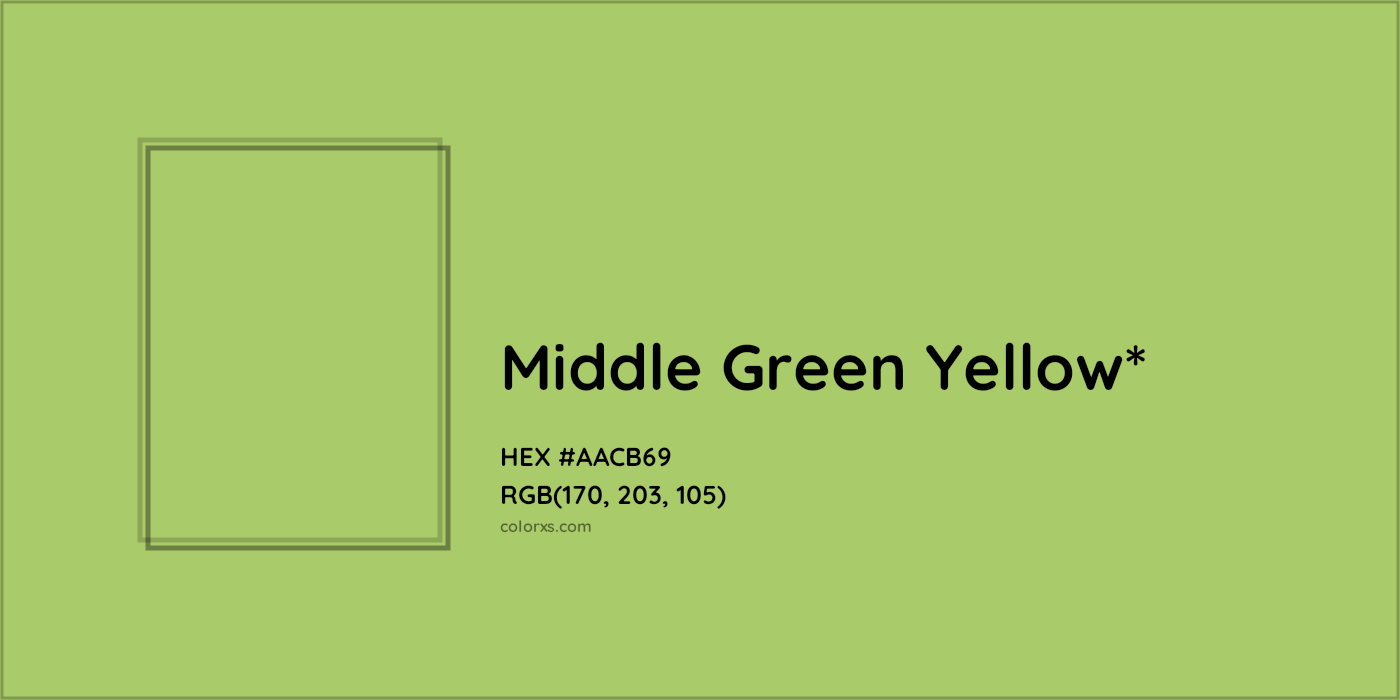 HEX #AACB69 Color Name, Color Code, Palettes, Similar Paints, Images