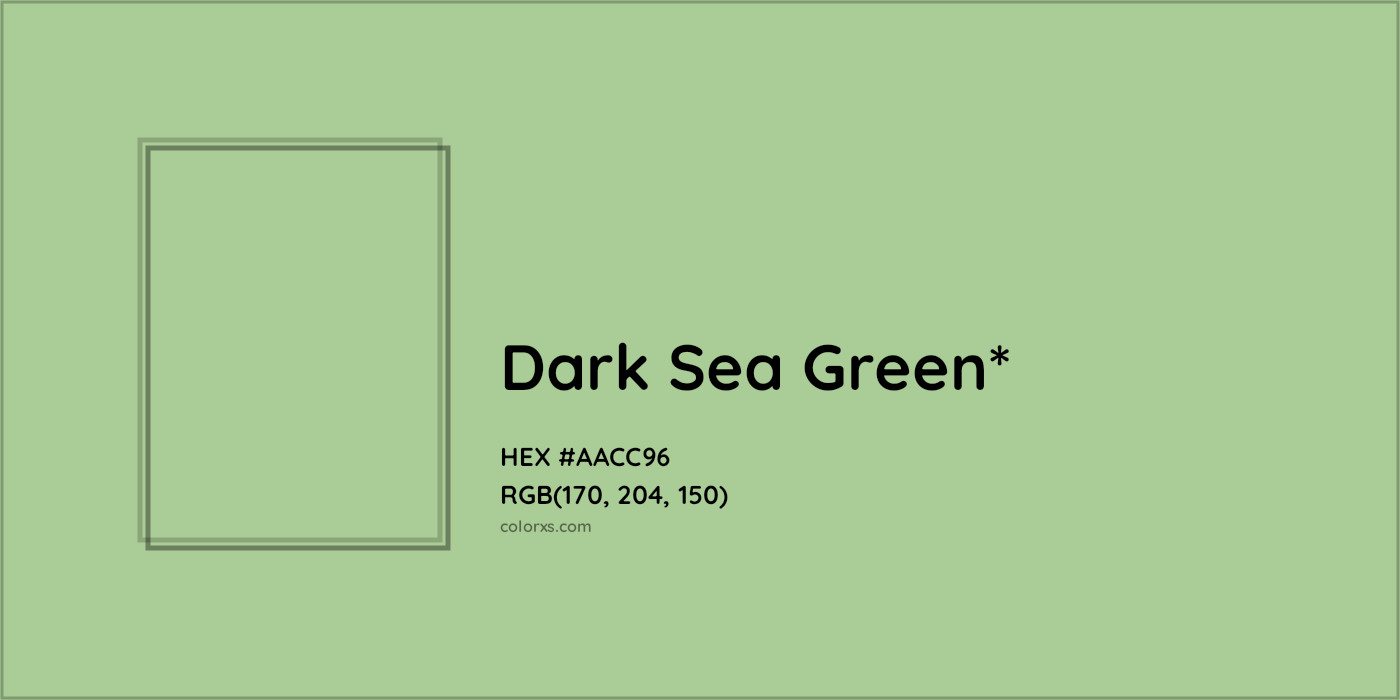 HEX #AACC96 Color Name, Color Code, Palettes, Similar Paints, Images