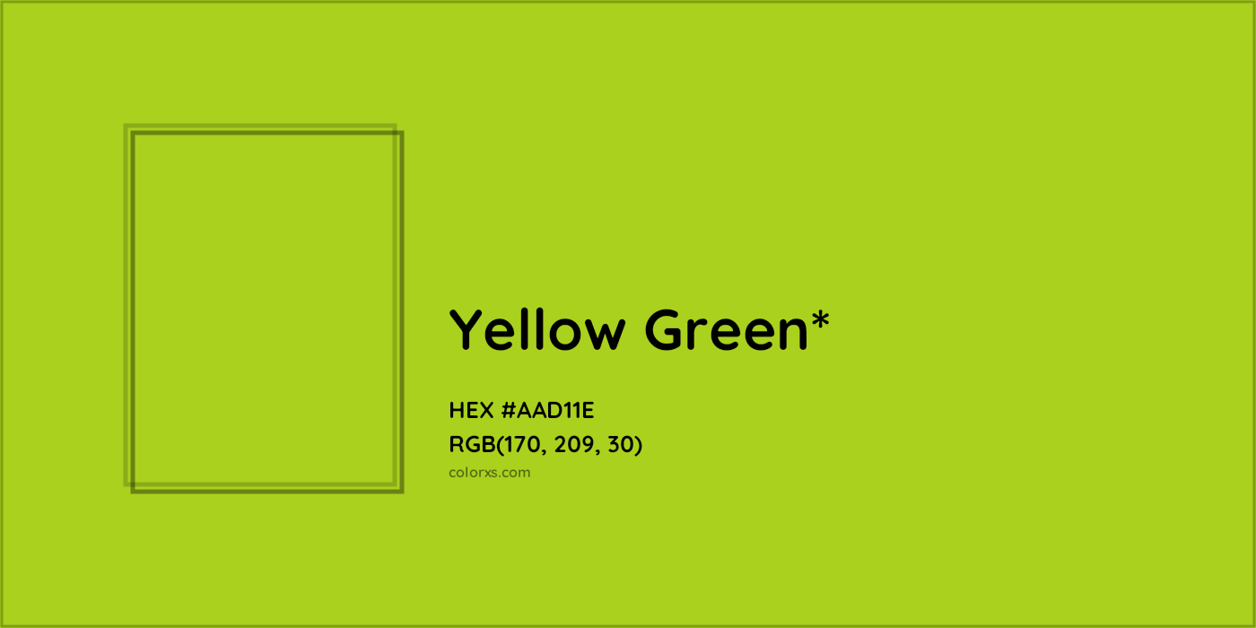 HEX #AAD11E Color Name, Color Code, Palettes, Similar Paints, Images