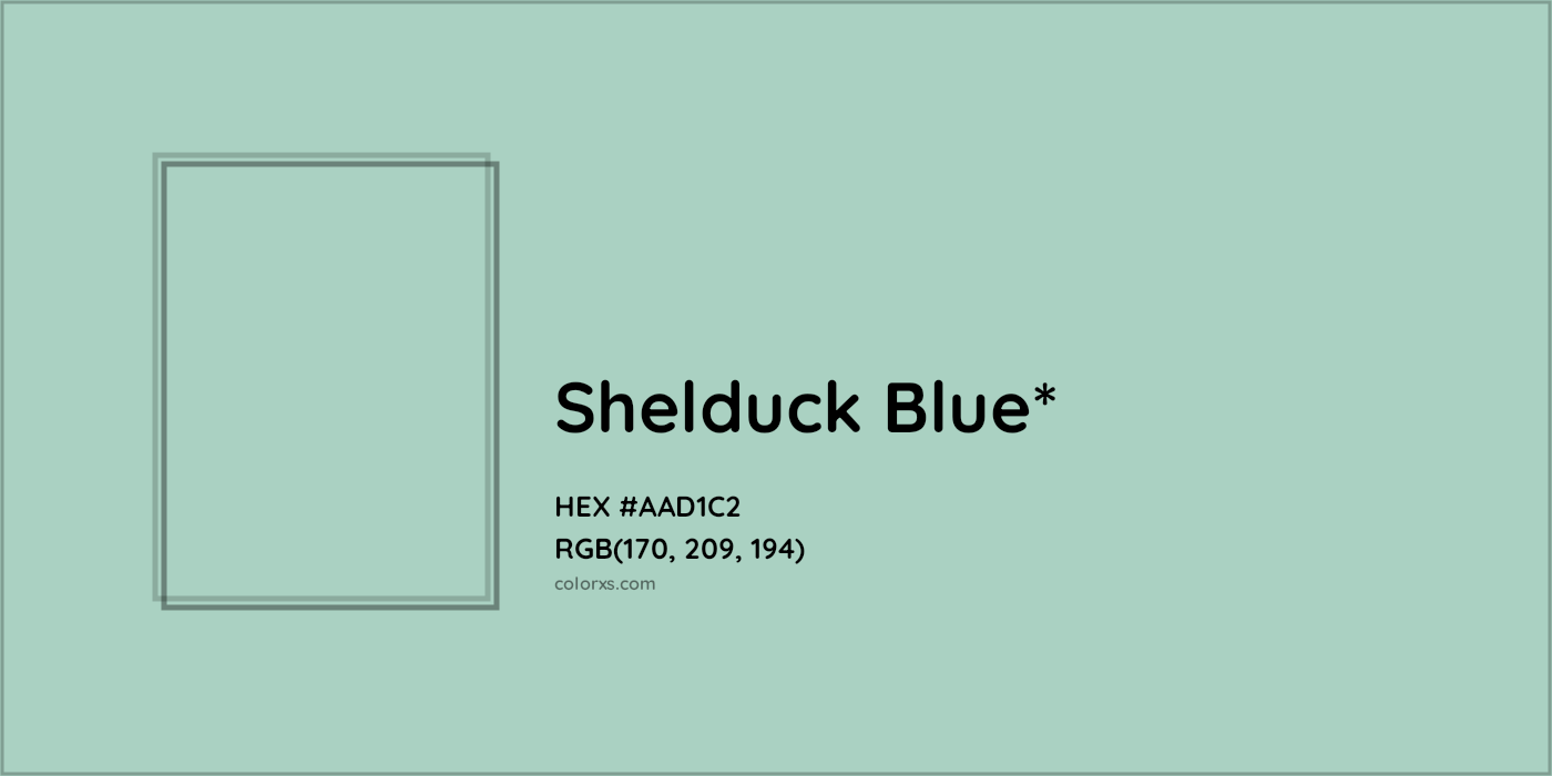 HEX #AAD1C2 Color Name, Color Code, Palettes, Similar Paints, Images