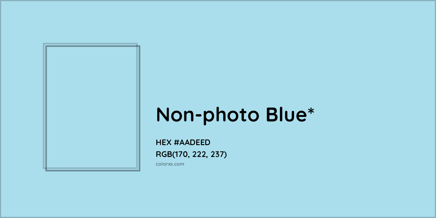 HEX #AADEED Color Name, Color Code, Palettes, Similar Paints, Images