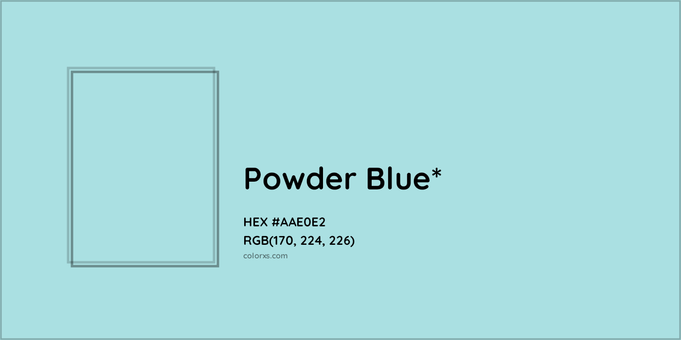 HEX #AAE0E2 Color Name, Color Code, Palettes, Similar Paints, Images