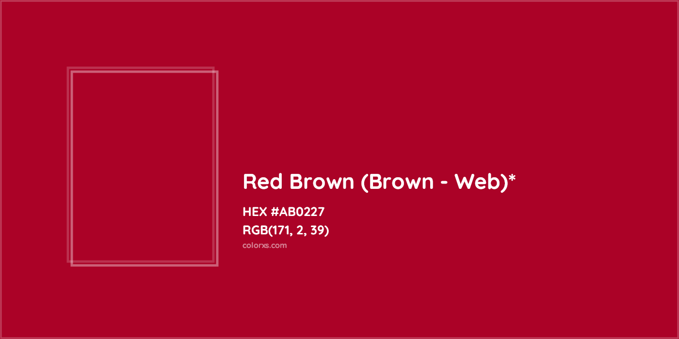 HEX #AB0227 Color Name, Color Code, Palettes, Similar Paints, Images