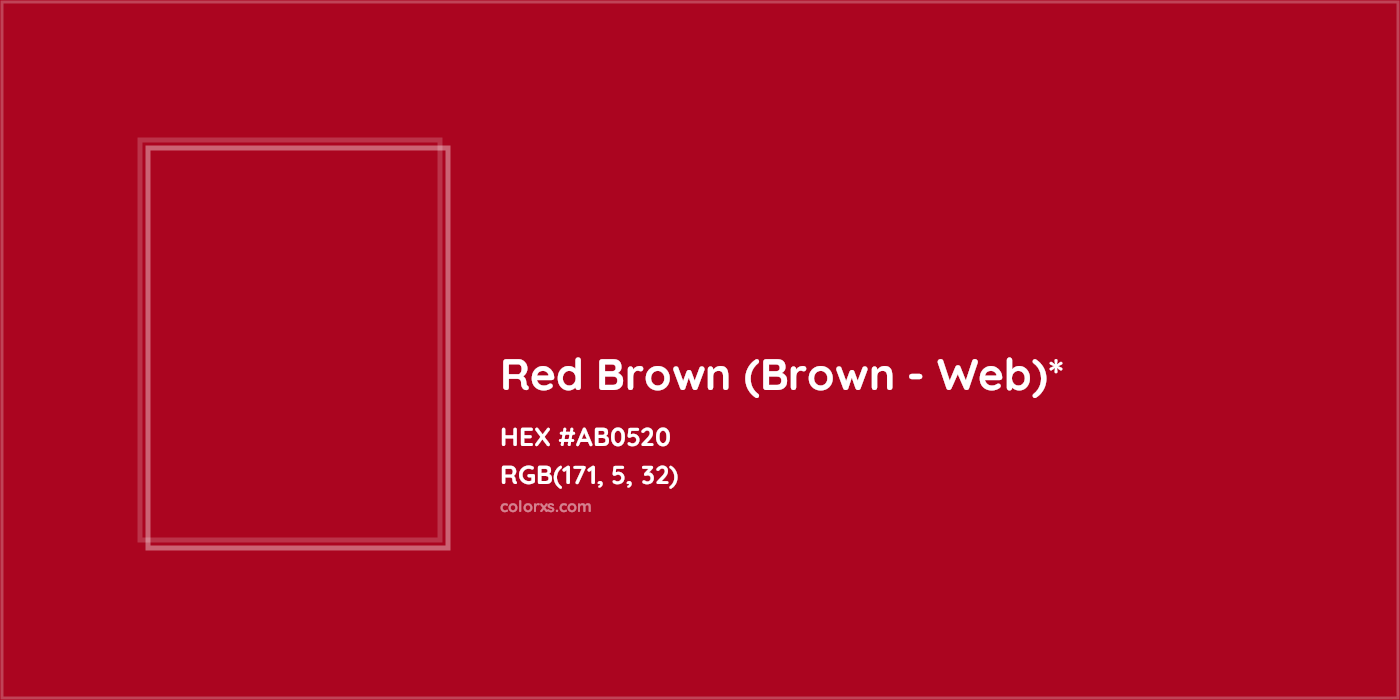 HEX #AB0520 Color Name, Color Code, Palettes, Similar Paints, Images