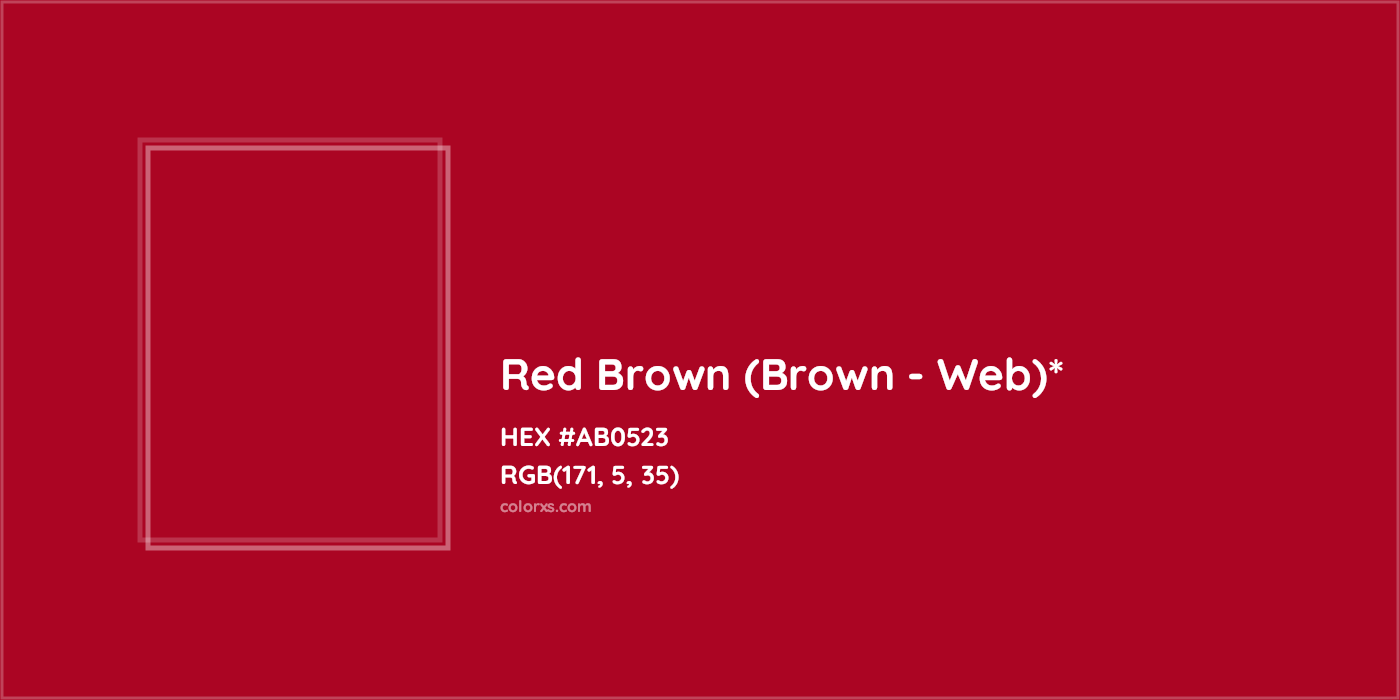 HEX #AB0523 Color Name, Color Code, Palettes, Similar Paints, Images