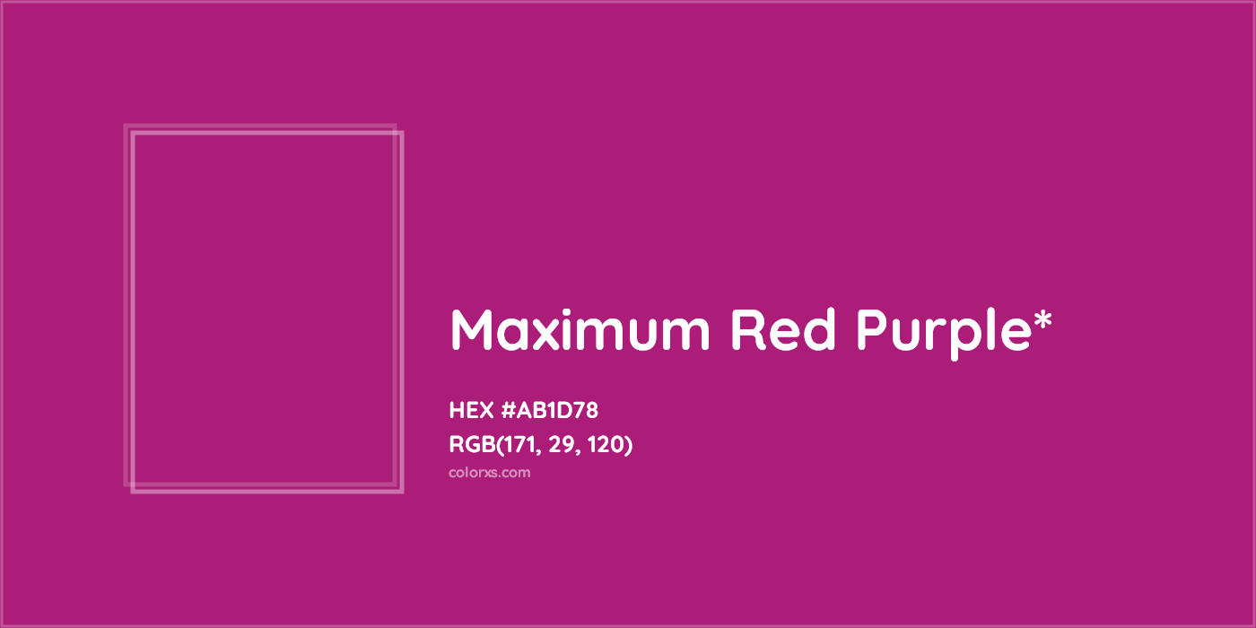 HEX #AB1D78 Color Name, Color Code, Palettes, Similar Paints, Images