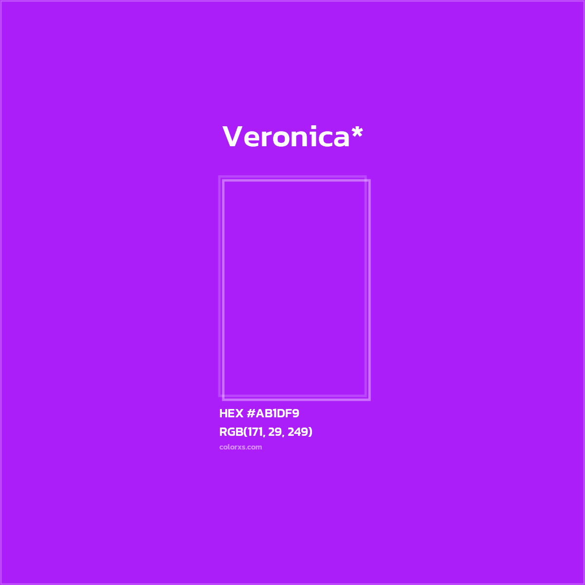 HEX #AB1DF9 Color Name, Color Code, Palettes, Similar Paints, Images