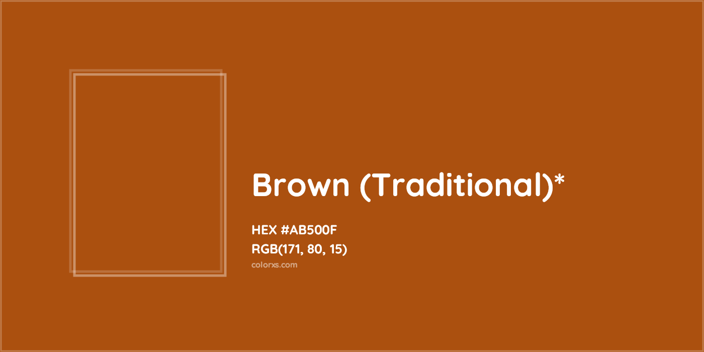 HEX #AB500F Color Name, Color Code, Palettes, Similar Paints, Images