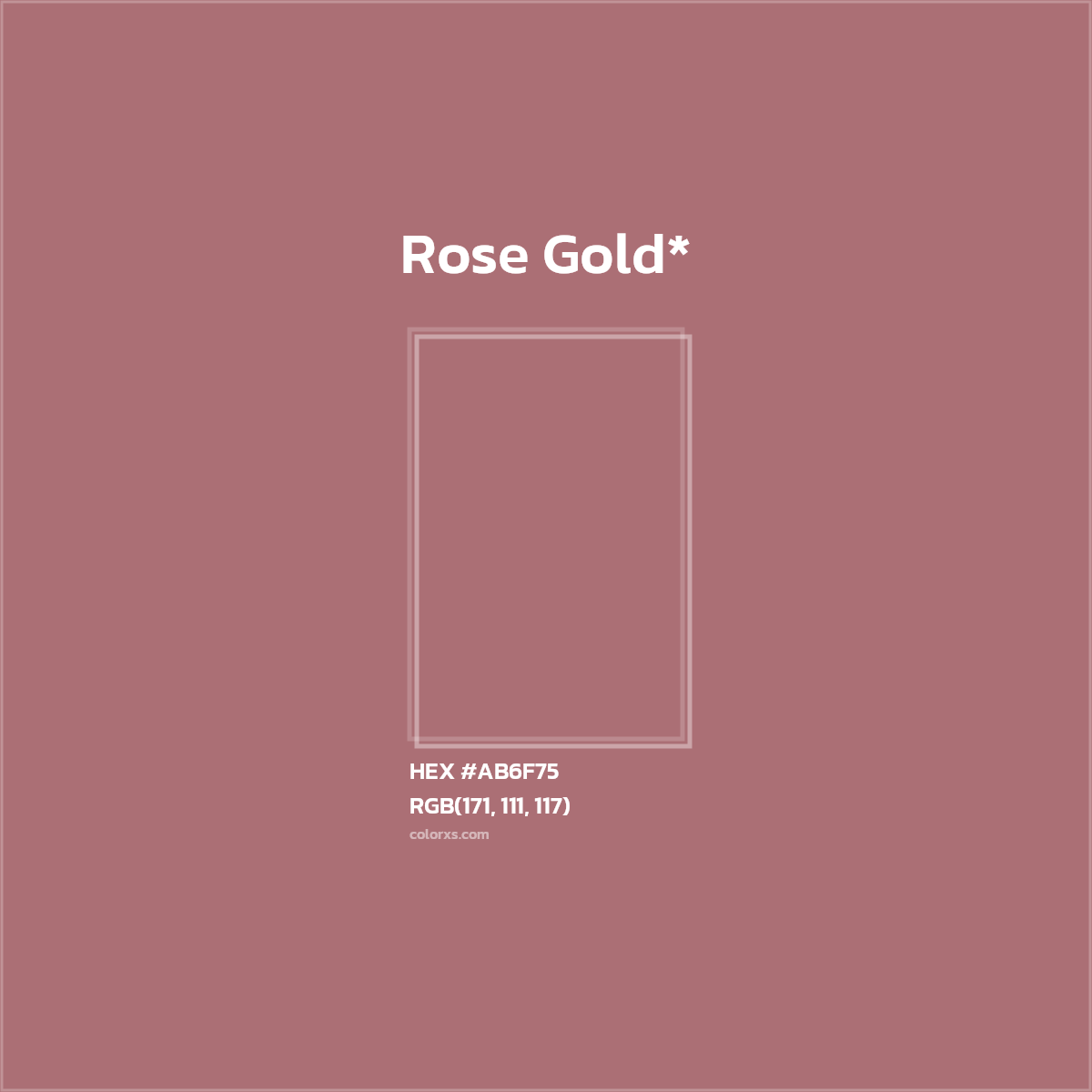 HEX #AB6F75 Color Name, Color Code, Palettes, Similar Paints, Images