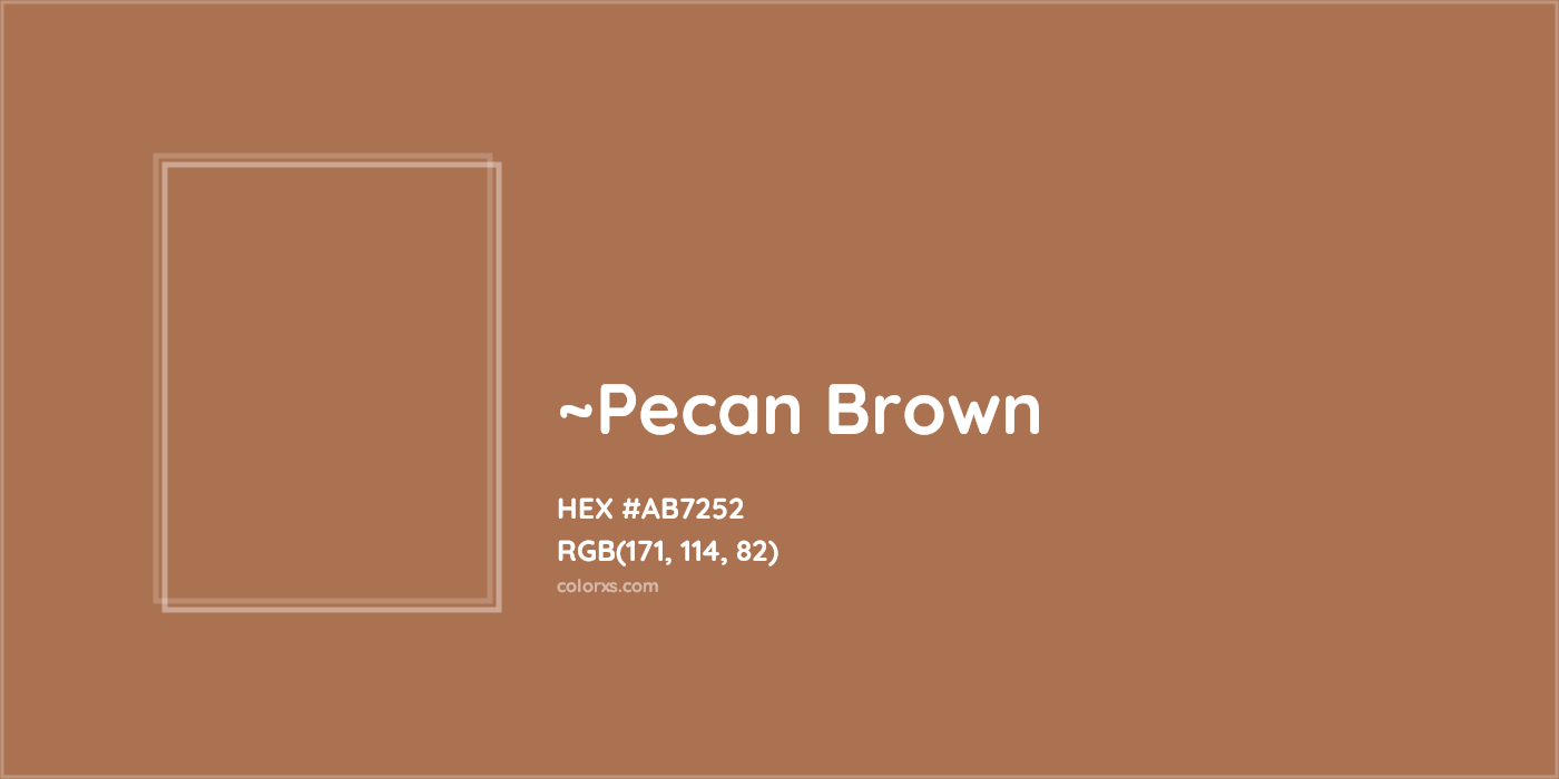 HEX #AB7252 Color Name, Color Code, Palettes, Similar Paints, Images